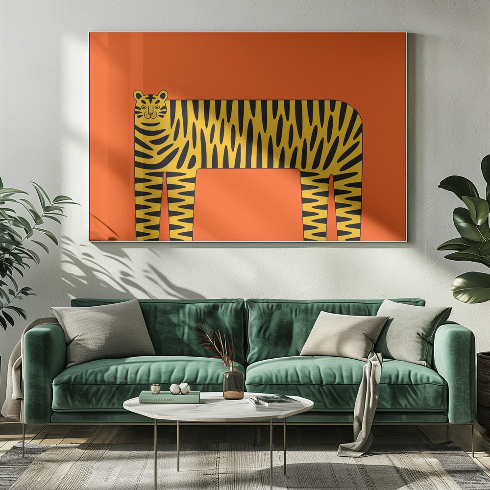 The Abstract Tiger - Poster / Art Print