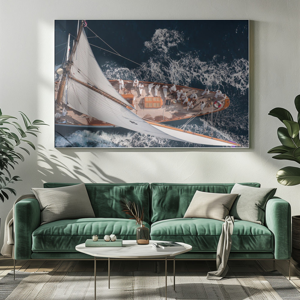 Above Moonbeam - Poster / Art Print