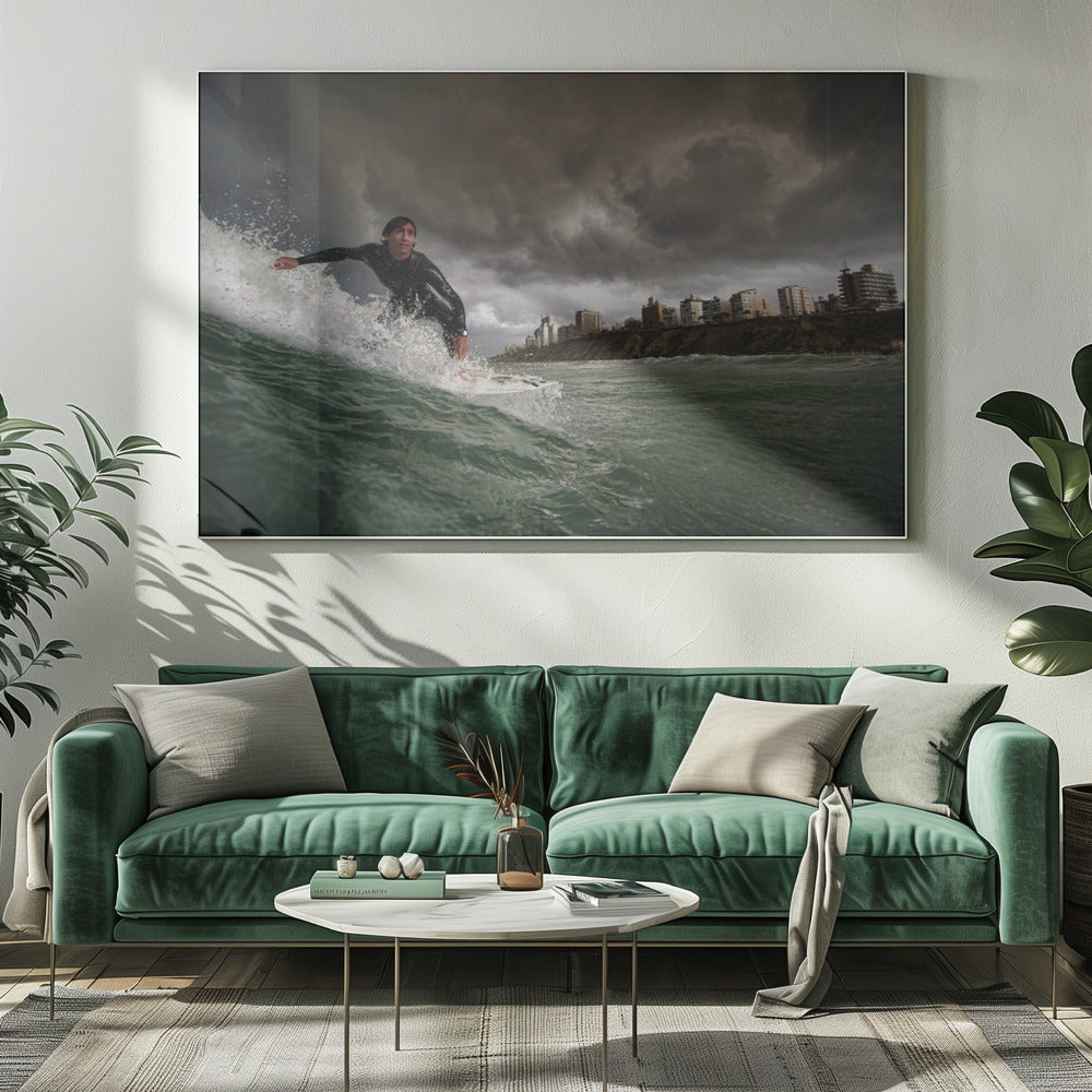 Apocalyptic Surfer - Poster / Art Print