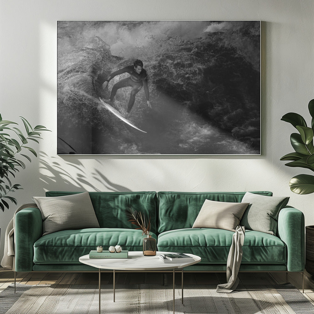 surfing to kingdom come - Poster / Art Print