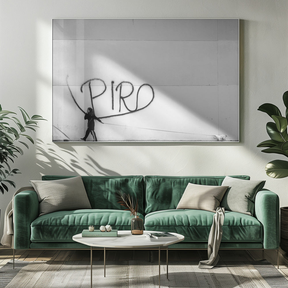 The Lady with the Dog - Poster / Art Print