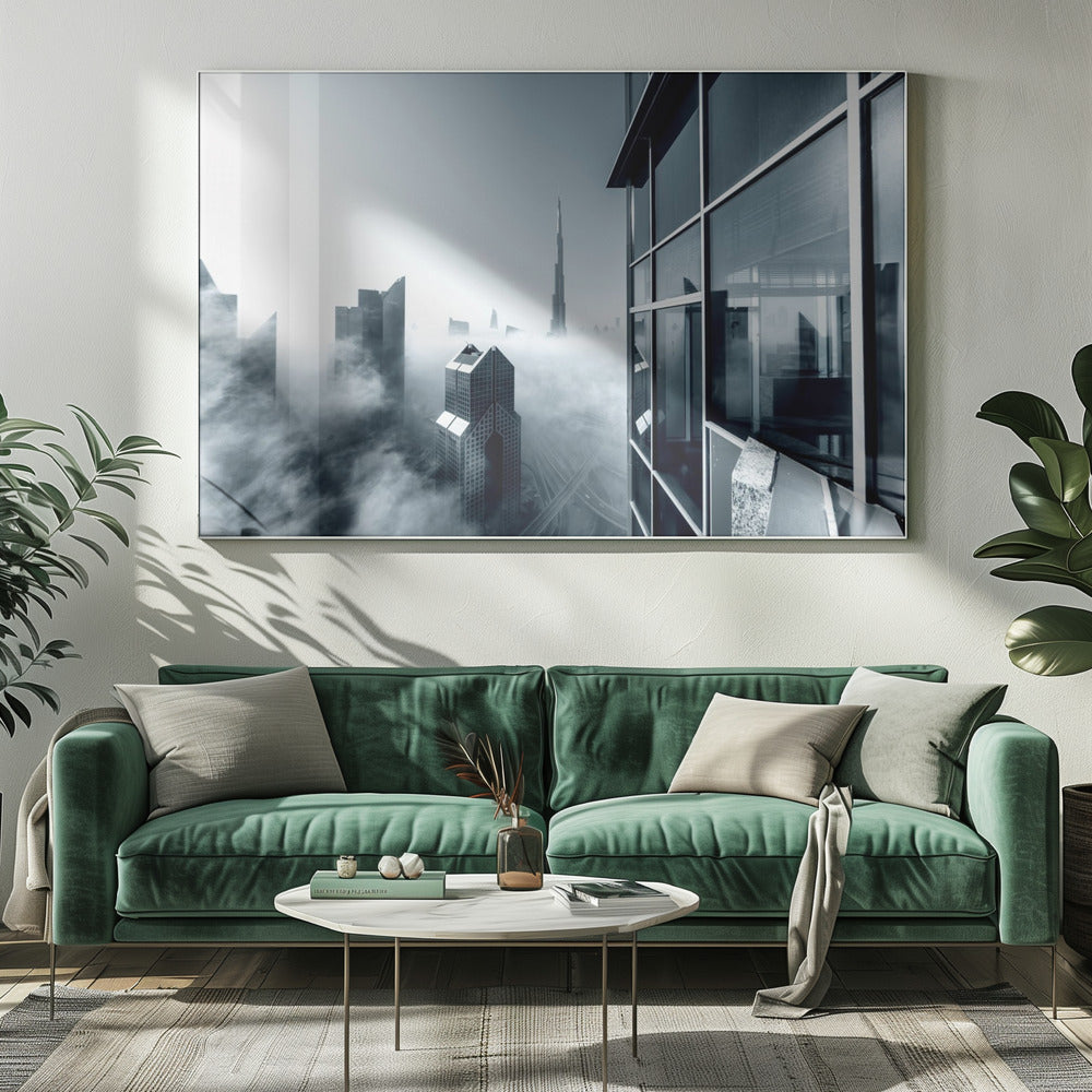 Foggy City - Poster / Art Print