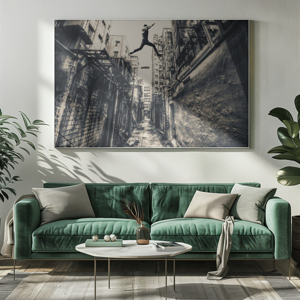 Behind street - Poster / Art Print