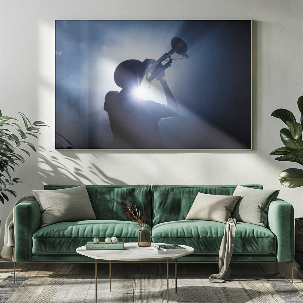 Trumpet Player - Poster / Art Print