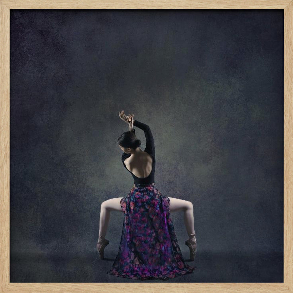 The girl & dance - Poster / Art Print