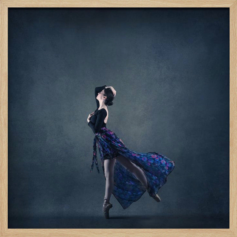 The girl & dance - Poster / Art Print