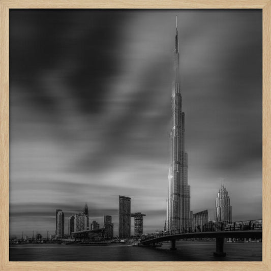 Dubai Downtown Cityscape, Dubai, UAE. - Poster / Art Print