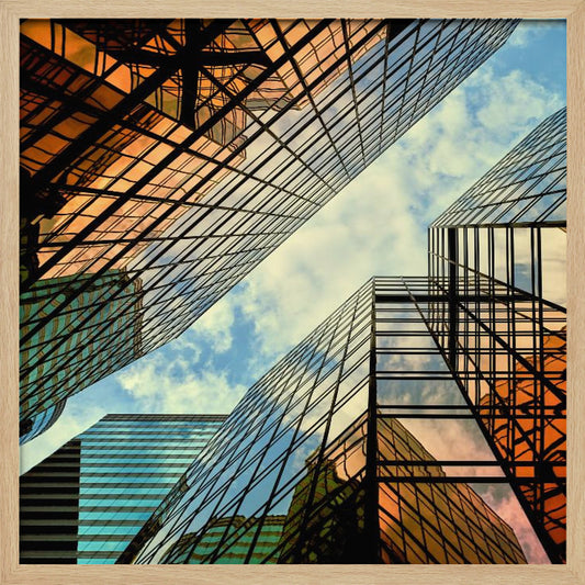 Colorful mirrors. - Poster / Art Print