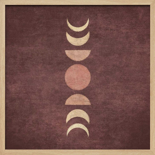 Lunar Phases Alignment - Poster / Art Print