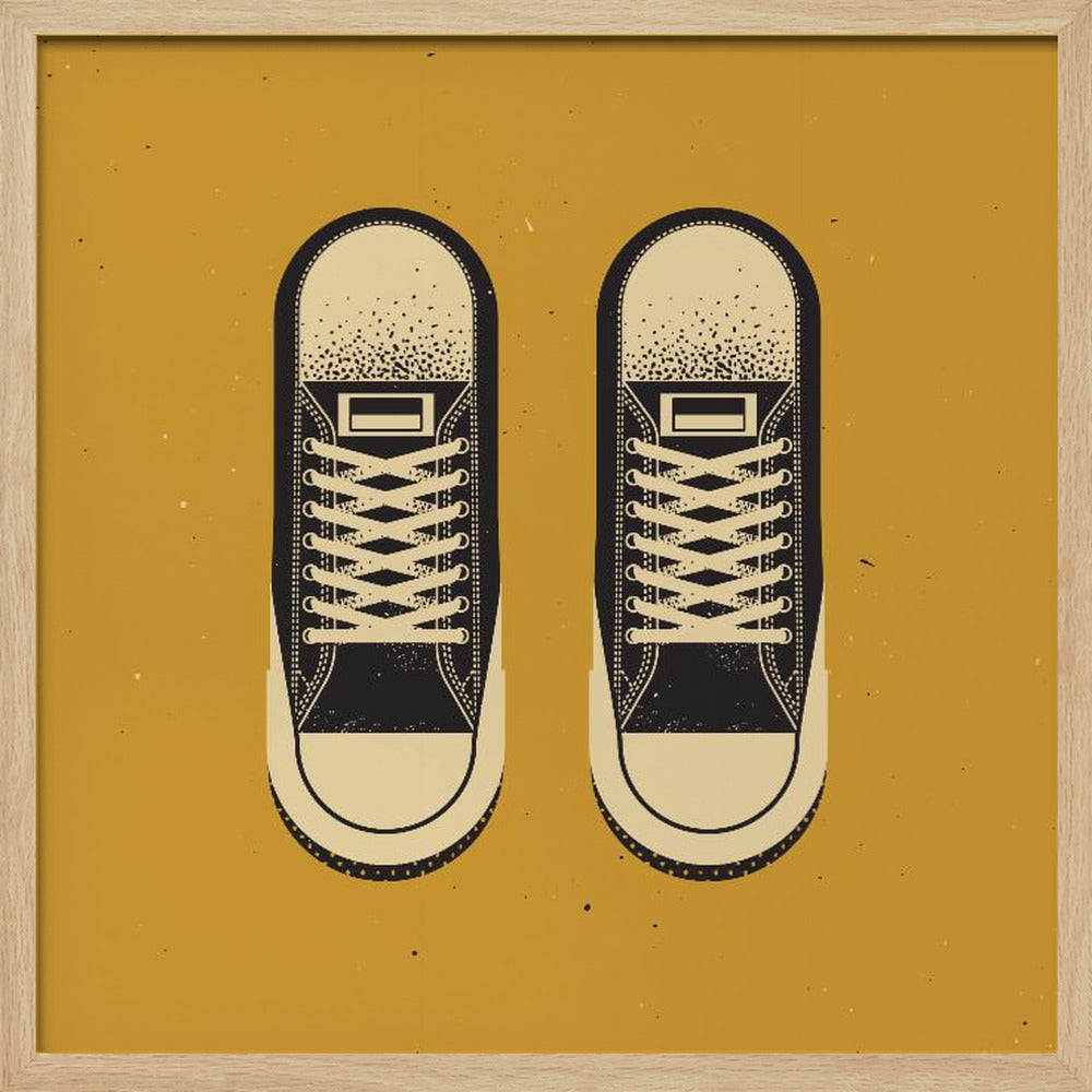 Black Chucks - Poster / Art Print