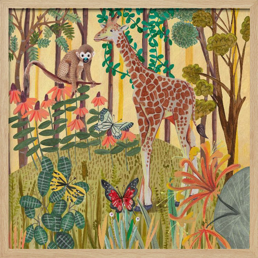 Giraffe in nature - Poster / Art Print