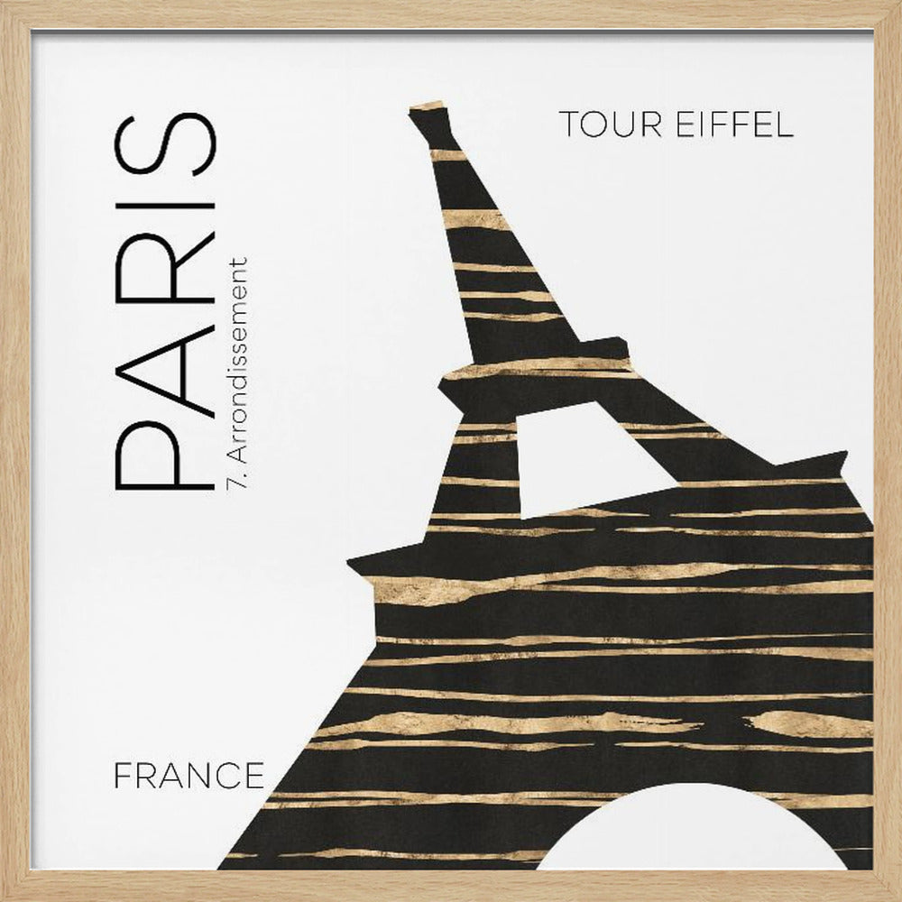 Urban Art PARIS Eiffel Tower - Poster / Art Print
