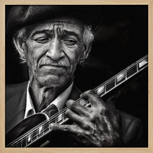 the guitarist - Poster / Art Print