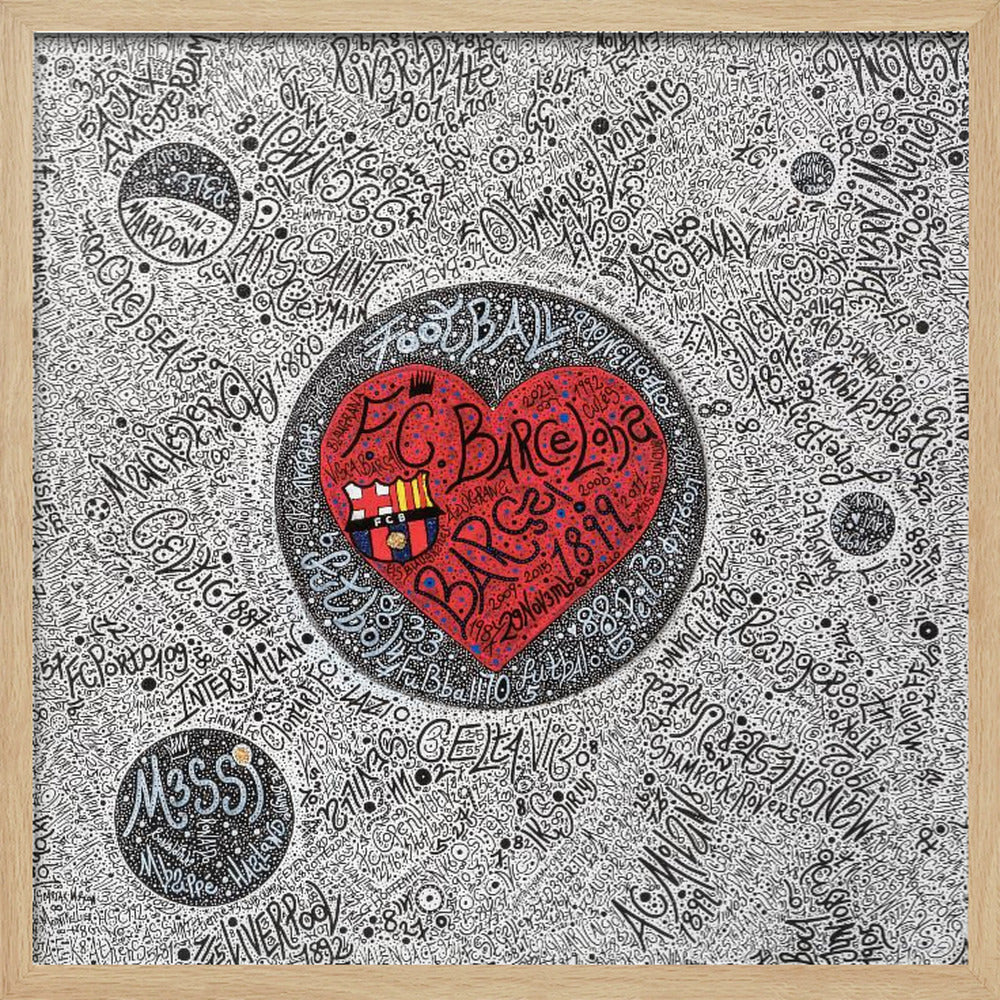 4 the Lov3 of Football - Poster / Art Print