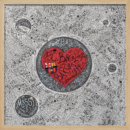 4 the Lov3 of Football - Poster / Art Print