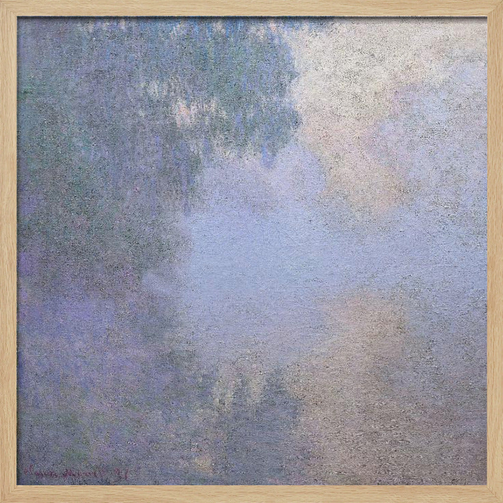 Morning On the Seine Near Giverny (1897) By Claude Monet - Poster / Art Print