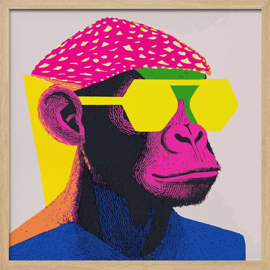 Cool Monkey - Poster / Art Print