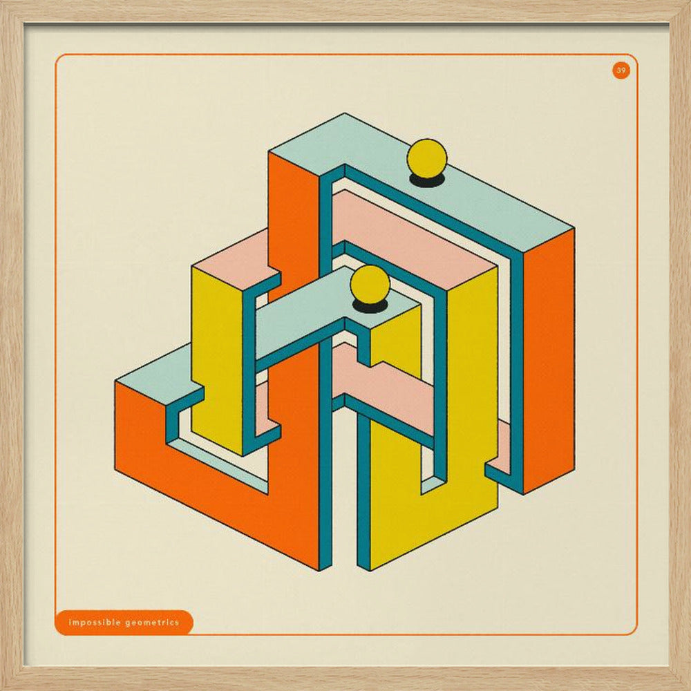 Impossible Geometrics 39 - Poster / Art Print