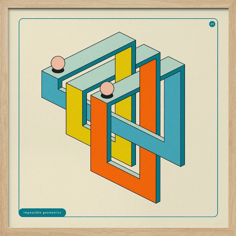 Impossible Geometrics 25 - Poster / Art Print