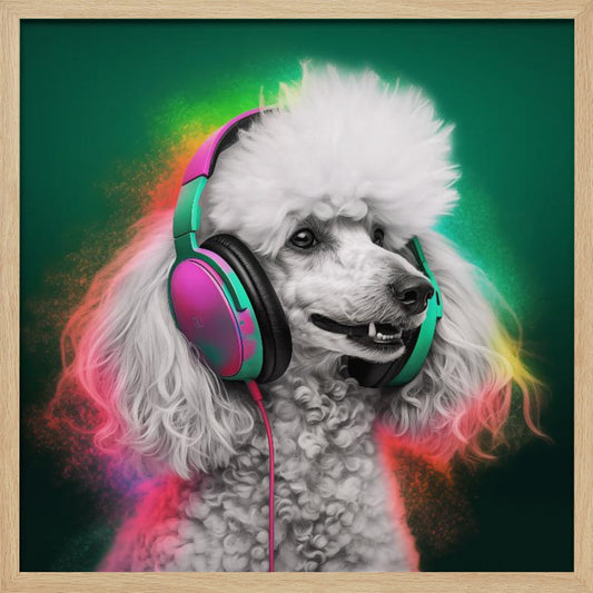 Party Poodle - Poster / Art Print