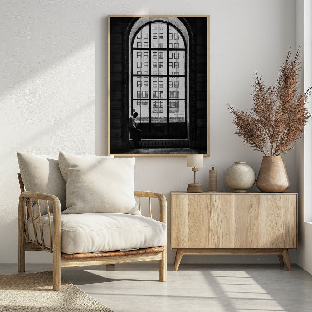 Lonely man - Poster / Art Print
