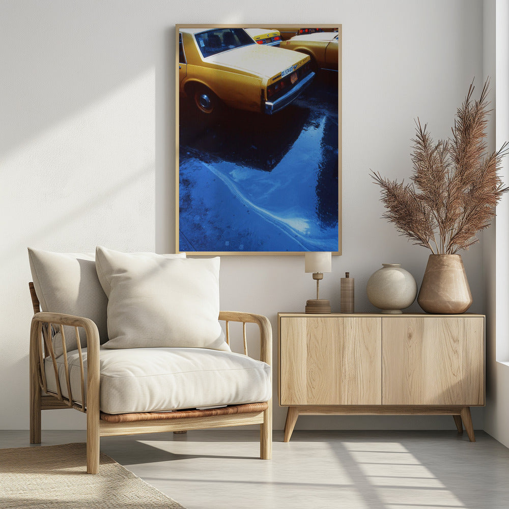 Yellow cabs (from the series New York Blues) - Poster / Art Print