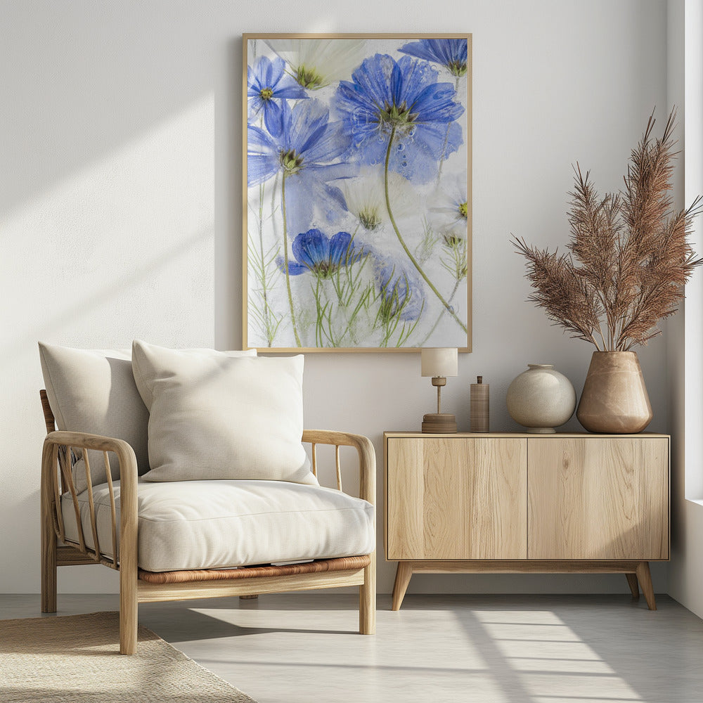 Cosmos blue - Poster / Art Print