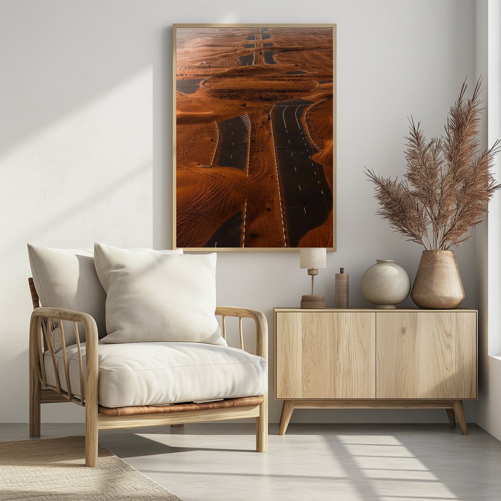 Dubai desert - Poster / Art Print
