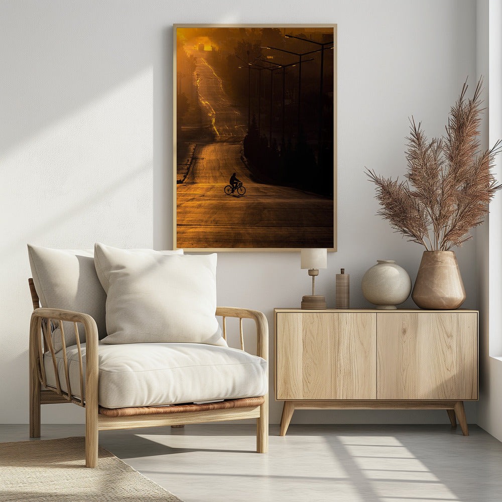 On the way to work - Poster / Art Print
