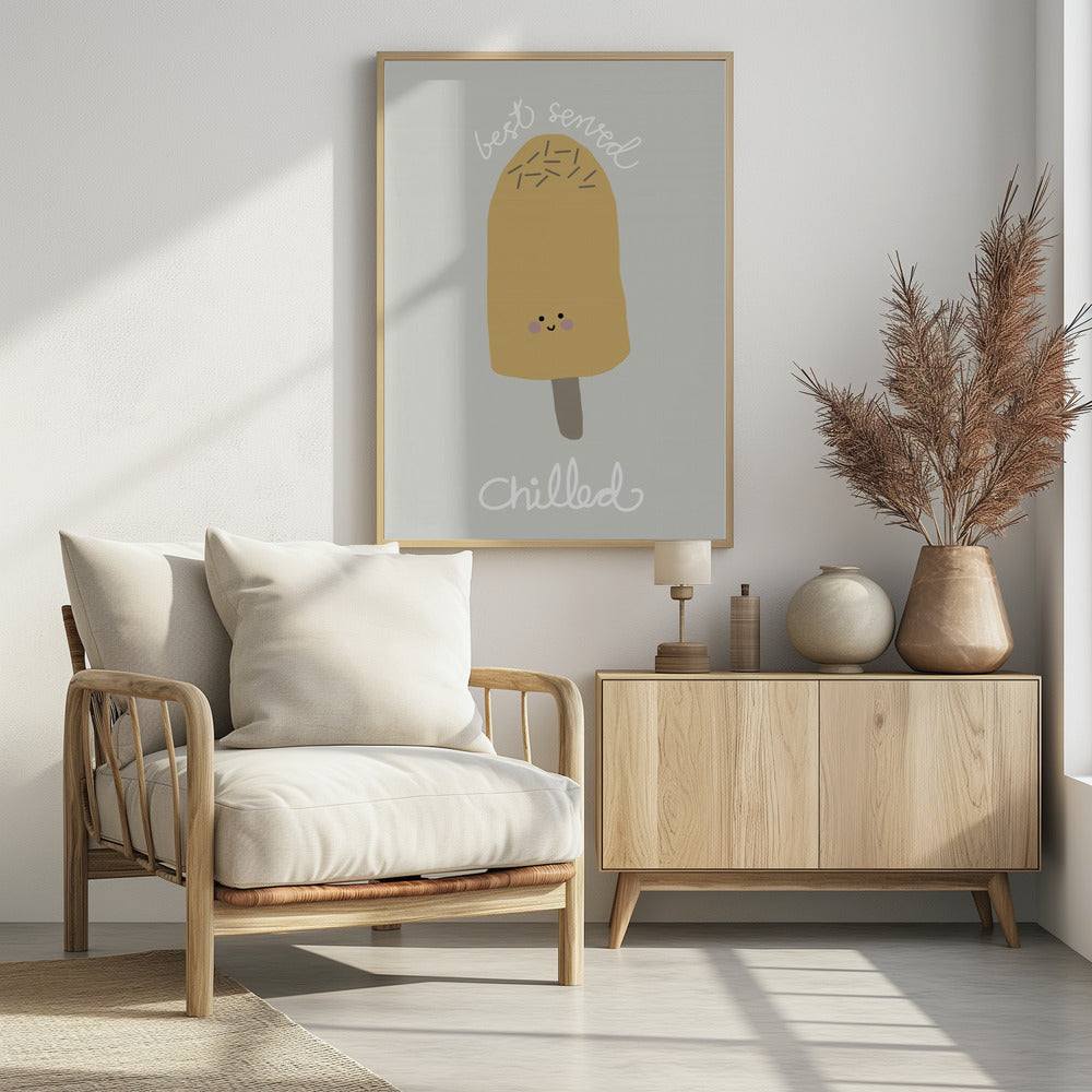 Chilled Ice Cream - Poster / Art Print