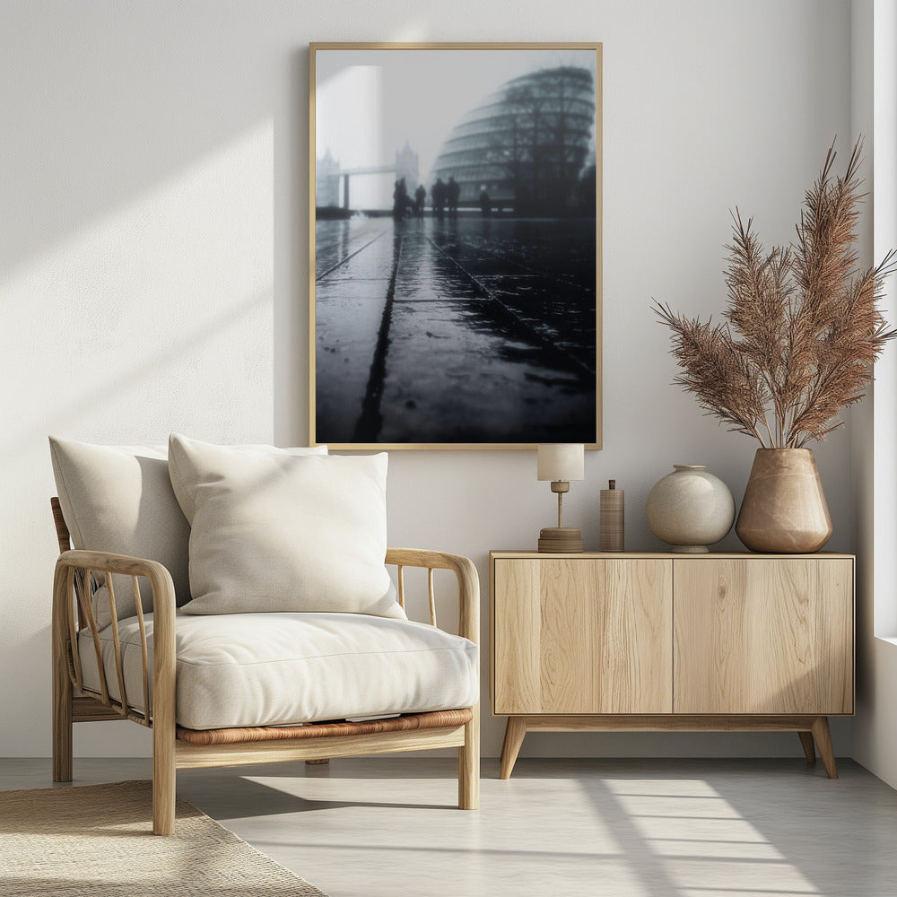 Misty hall - Poster / Art Print