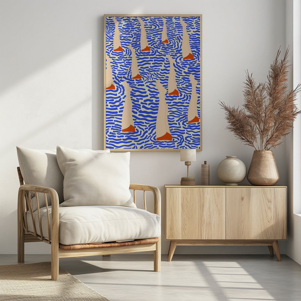 Bañistas - Poster / Art Print