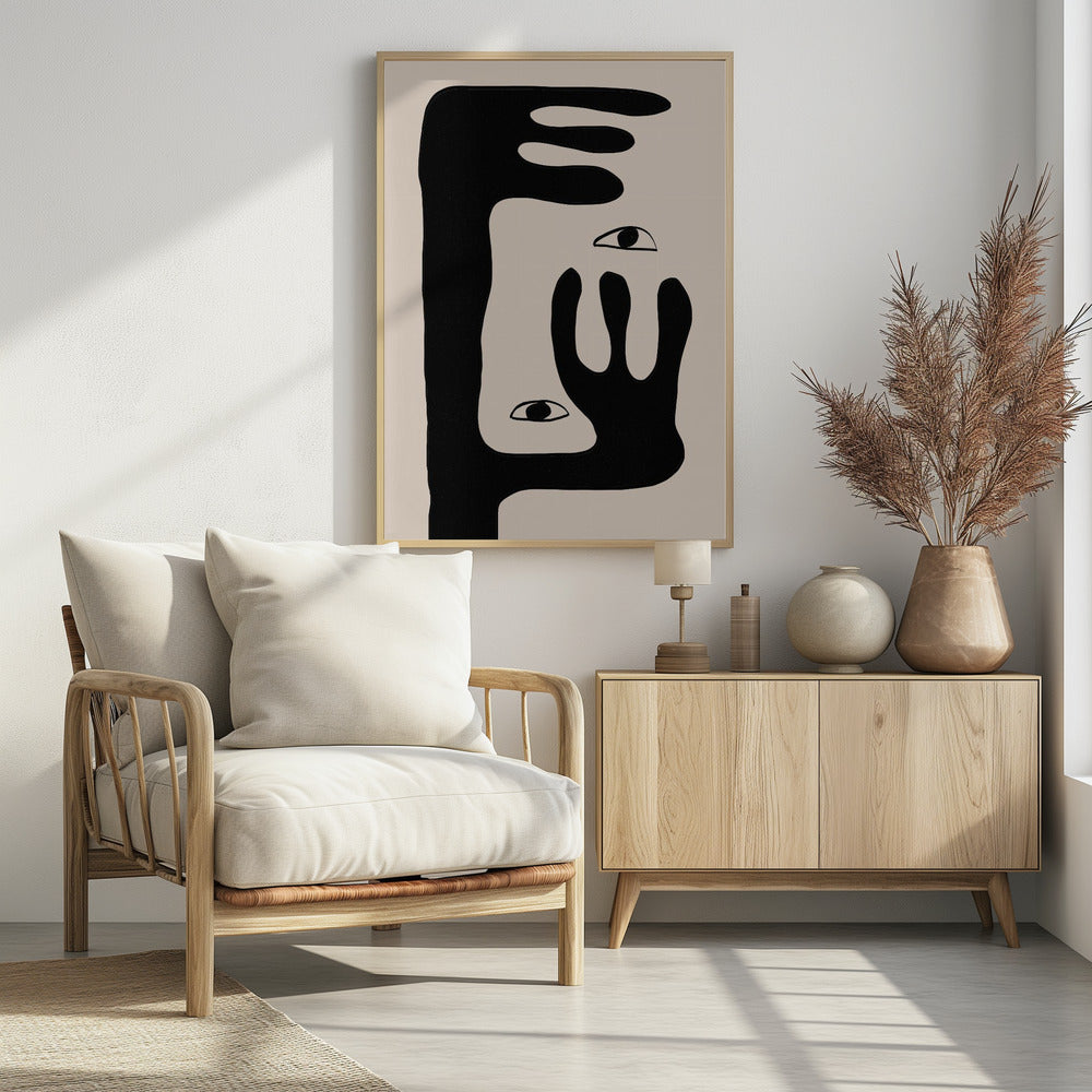 Abstract Face No2. - Posters / Art Prints