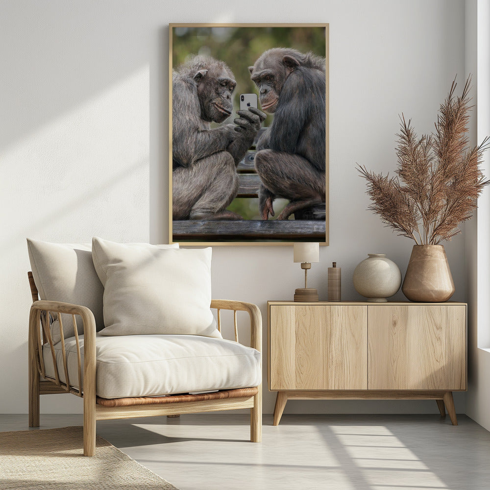MonkeyPhone - Poster / Art Print
