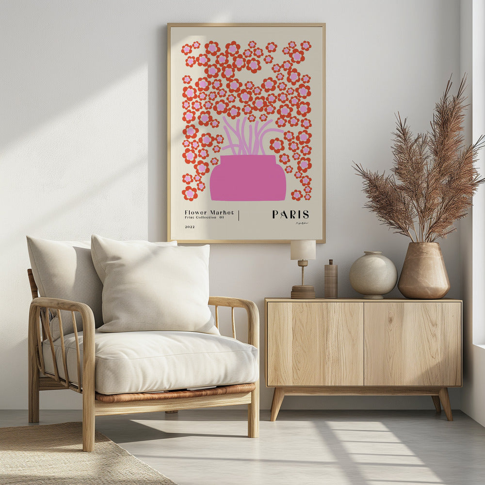 Flower Market. Paris - Poster / Art Print