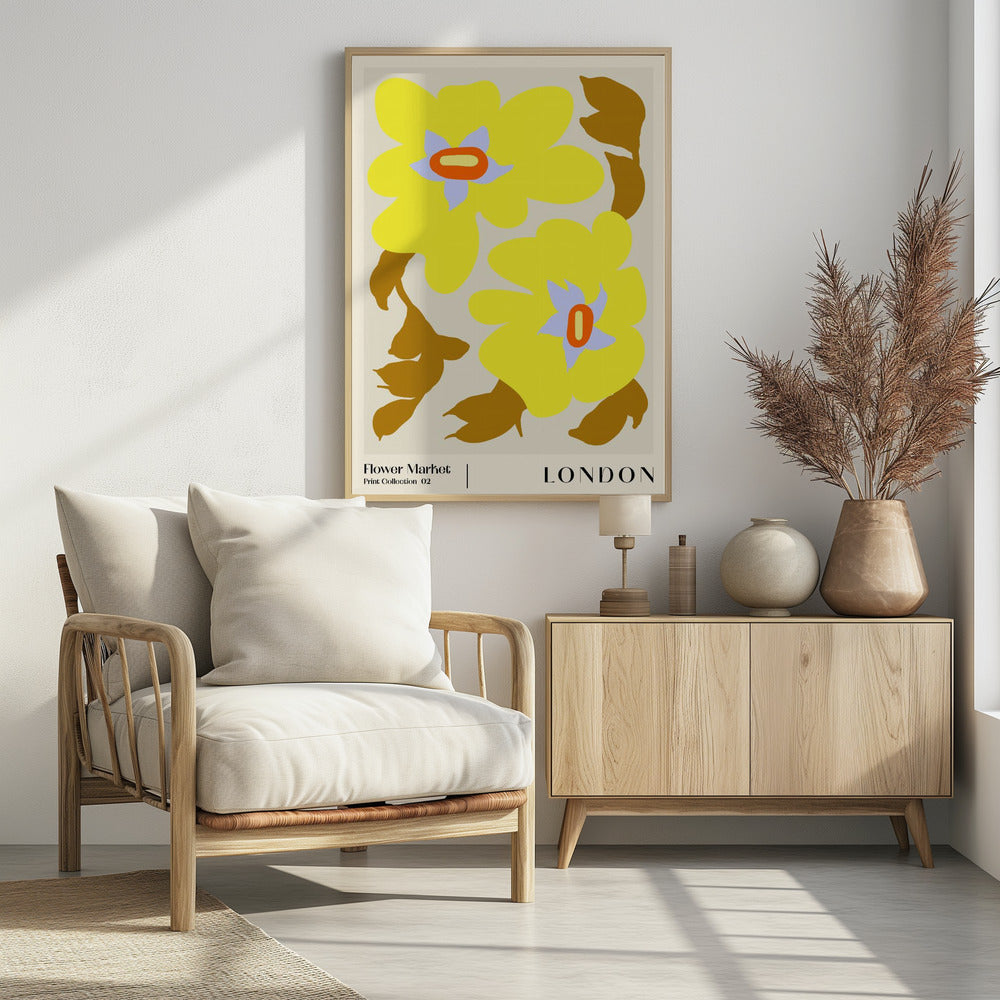 Flower Market. London - Poster / Art Print
