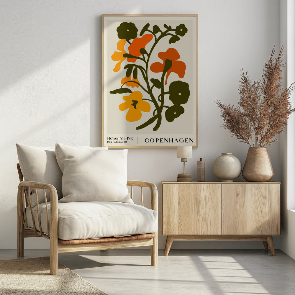 Flower Market. Copenhagen - Poster / Art Print