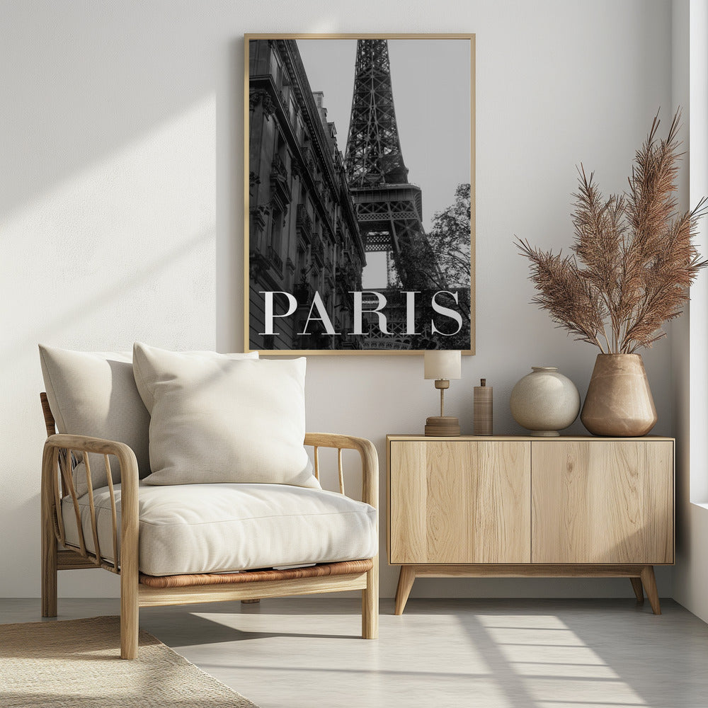 Paris Text 1 - Poster / Art Print