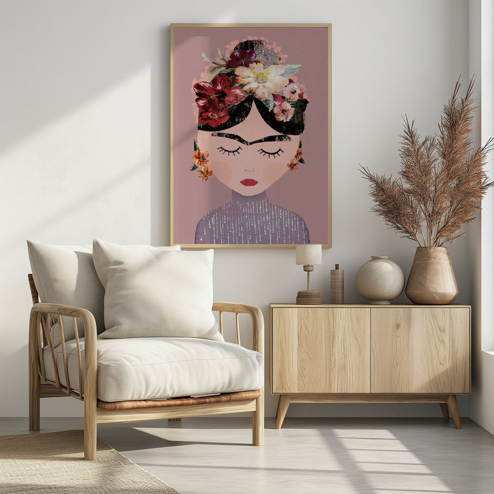 Frida (Pastel Version) - Poster / Art Print