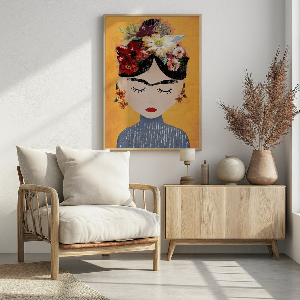 Frida (Yellow Version) - Poster / Art Print