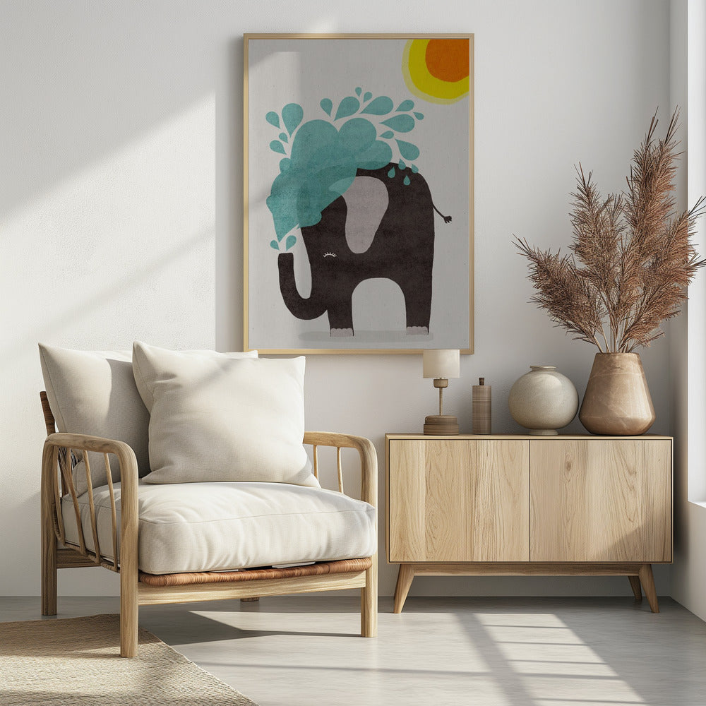 Funny elephant - Poster / Art Print
