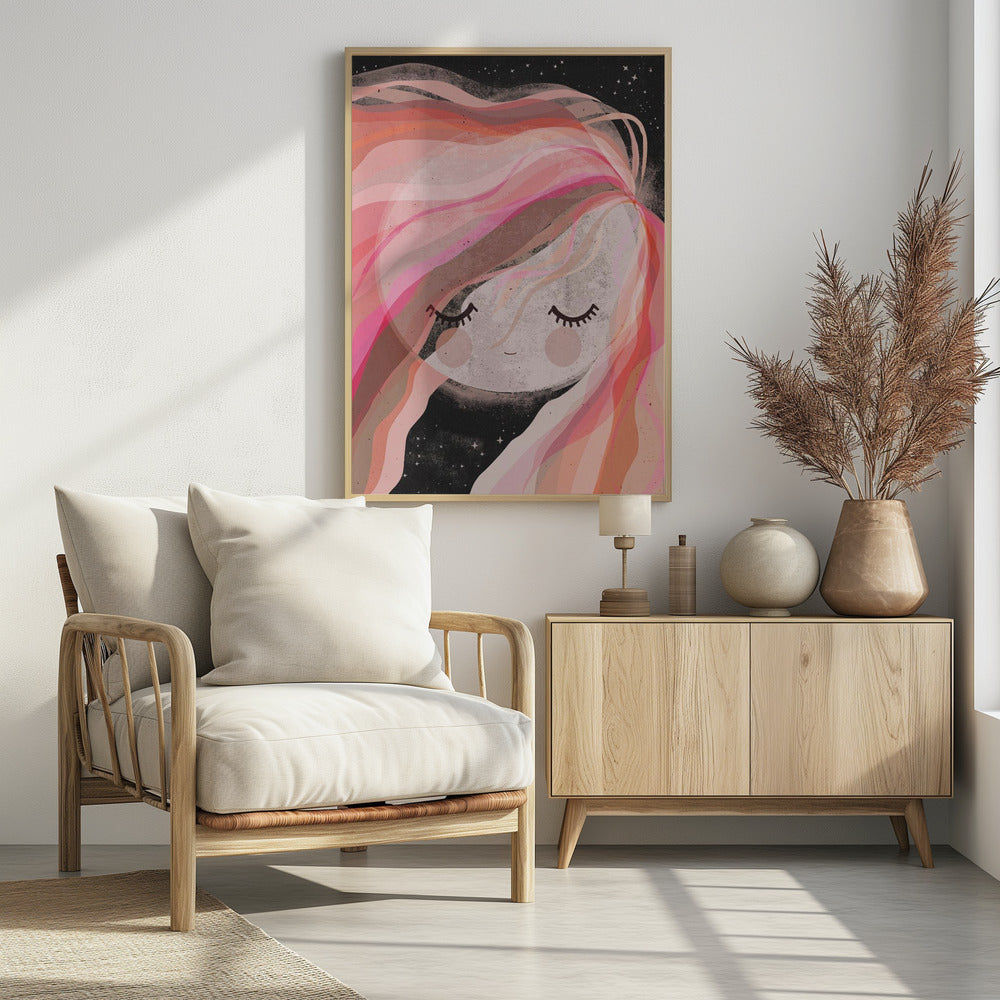 Moon Girl - Poster / Art Print