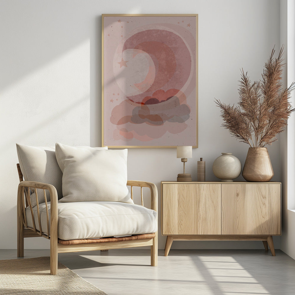 Gentle Moon - Poster / Art Print