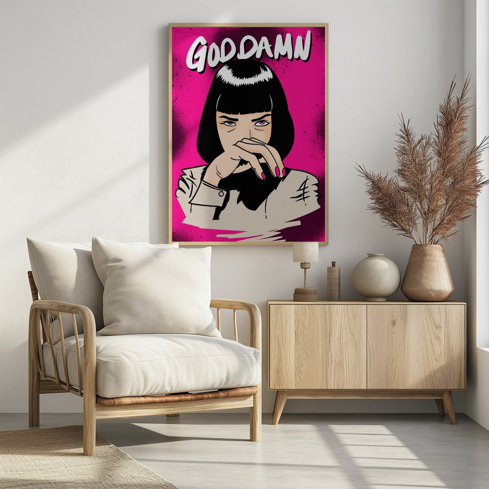 GODDAMN! - Poster / Art Print