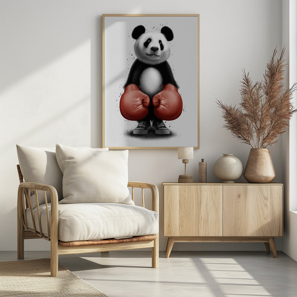 PANDA BOXER - Poster / Art Print