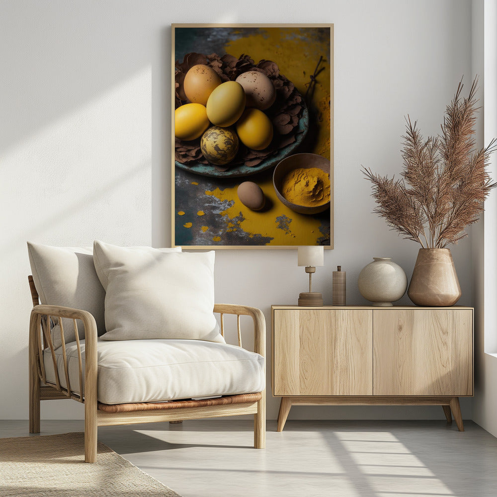 Yellow Eggs - Poster / Art Print