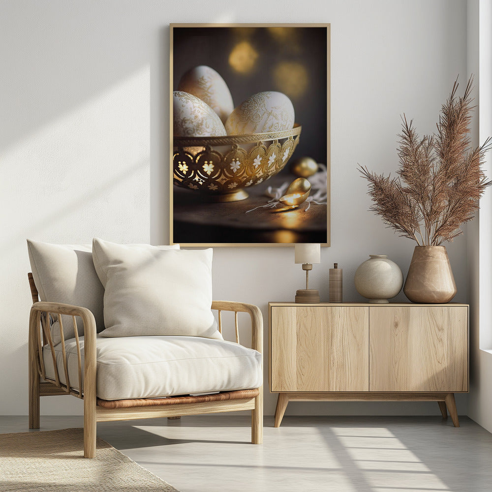 Ornamented Eggs - Poster / Art Print