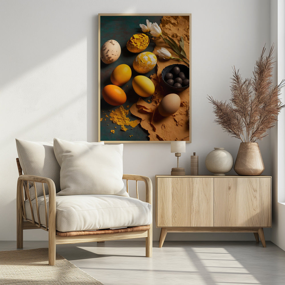 Colored Eggs - Poster / Art Print