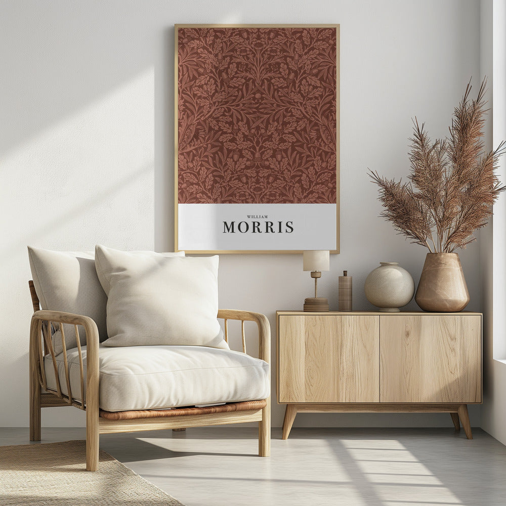 Acorns and oak leaves - Poster / Art Print