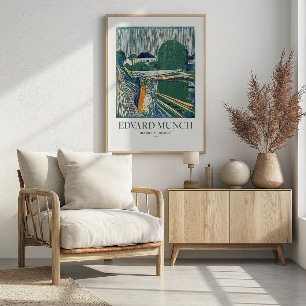 The Girls On The Bridge - Poster / Art Print